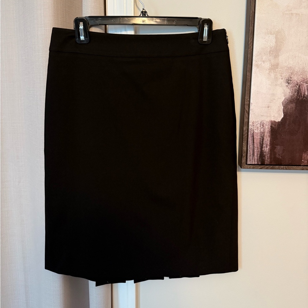 Ann Taylor Elegant Black Pencil Skirt
